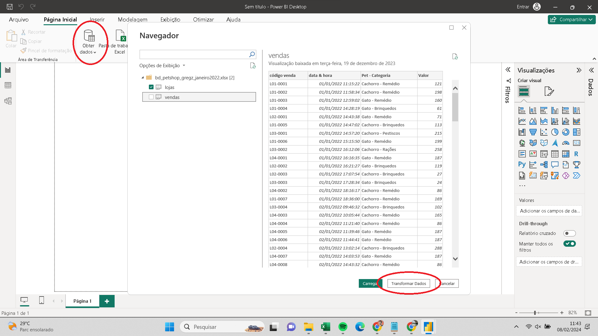 Do Excel para o Power BI: Importando Dados e Criando Relatórios - Motim